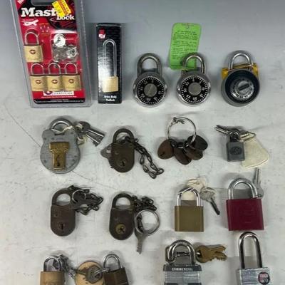 Antique & Vintage Padlock/Combolock Collection 