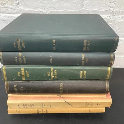 Antique Geological Survey Books With Geology Guidebooks 