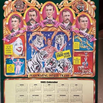 Barnum And Bailey Circus  Calendar Poster 
