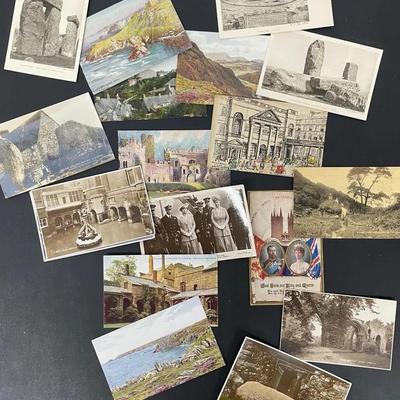 300 Antique Postcards From England, Early 1900’s
