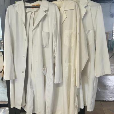Vintage Cotton Blend Lab Coats (3)