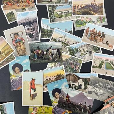 Antique Postcards From Various States. (300)