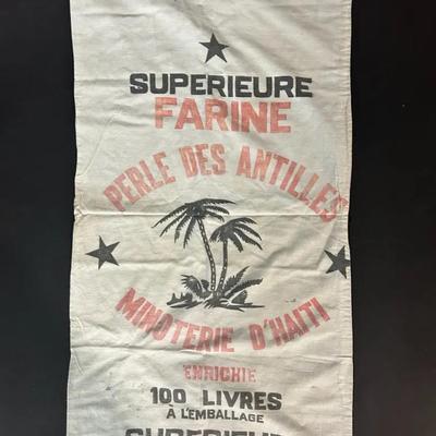 Vintage Haitian Flour Sack