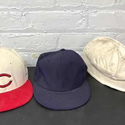 Vintage Wool LL Bean Cap, Cincinnati Reds And Bucket Hat 