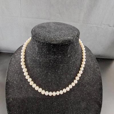 16 in Pearl Necklace 585 - 10k