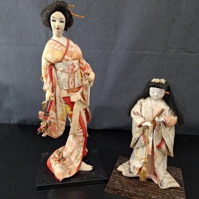 2 Vintage Nishi Dolls - Nish & Co LTD - Made in Japan