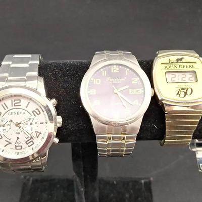 5 Watches - John Deere 150 Year - Precision - Genevia - Victinox - Carvella by Bulova