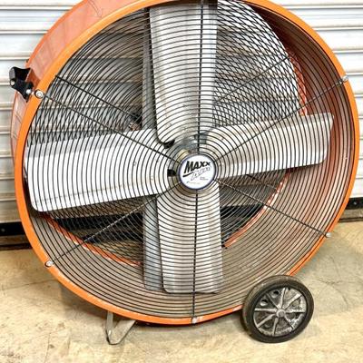 Maxx Air Industrial Drum Fan with Wheels 