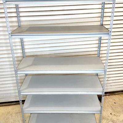 Metal 6-Shelf Storage Rack 