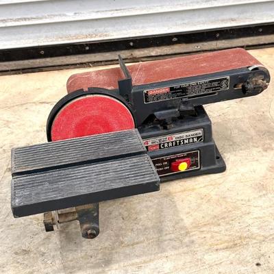 Craftsman Belt Sander - 4" Belt / 6" Disc