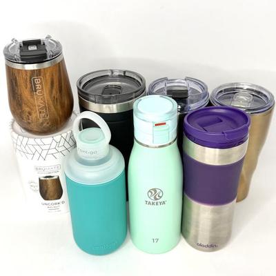 Lot of 7 Water Bottles and Tumblers - Uncork’d, Kolbalt, and More! 
