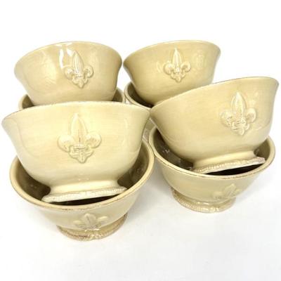 Set of 8 Fleur De Lis by Artimino Bowls 