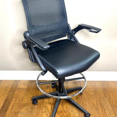 Mid-Back Ergonomic Drafting Chair 