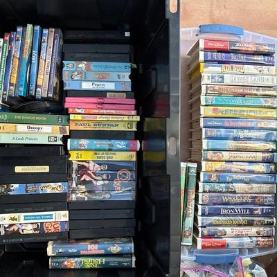 Children’s DVDs & VHSs