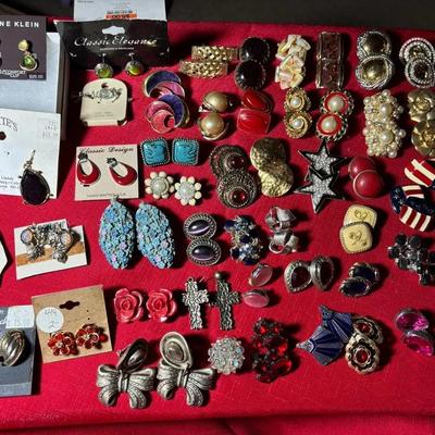 Vintage Earrings Clip And Post And More