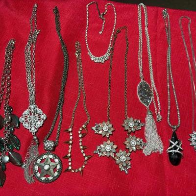 Costume Silver-tone Necklaces 