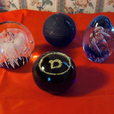 Cobalt Blue Paper Weights