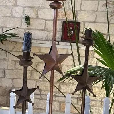 Metal Star Candleholders & More