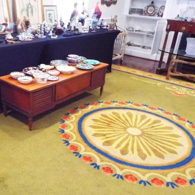 Sale Photo Thumbnail #52: MID CENTURY MODERN BLONDE MAHOGANY RECORD PLAYER