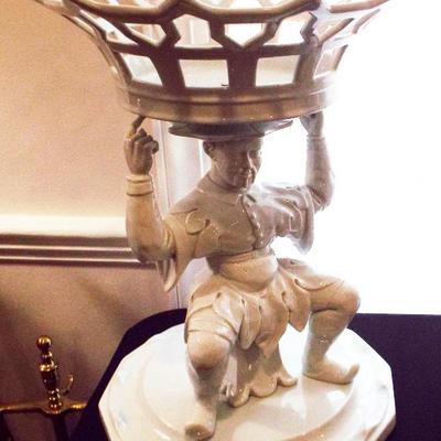 Sale Photo Thumbnail #11: MOTTAHEDEH ASIAN MAN HOLDING FRUIT BOWL