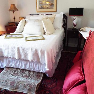 Sale Photo Thumbnail #136: MID CENTURY MAHOGANY BED