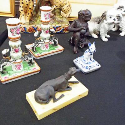 Sale Photo Thumbnail #26: MOTTAHEDEH & BRONZE GREYHOUND