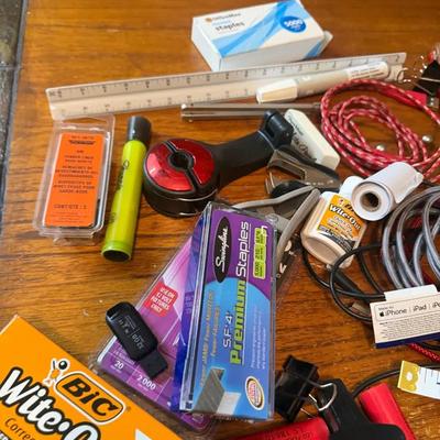 Large Lot of Office Supplies & Tech Accessories – Mixed Bundle