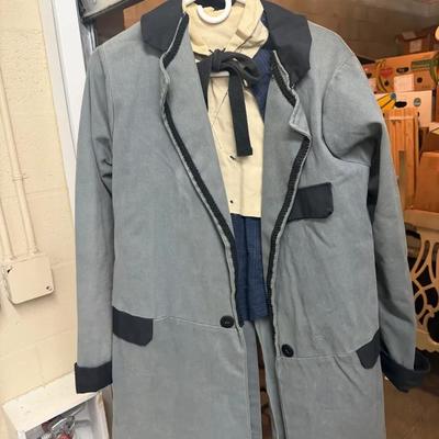 Vintage Costume Clothing Lot – Theatrical Coats, Vests & Dress (Multiple Sizes)