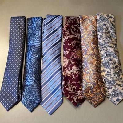6 Brioni Neck Ties