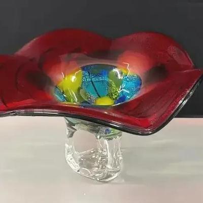 Dale Tiffany Favrile Glass Art Bowel 
