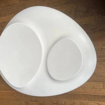 Roche Bobois Organic Molded Plastic Coffee Table