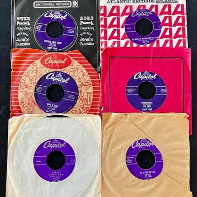 Vintage 45s Les Paul And Mary Ford