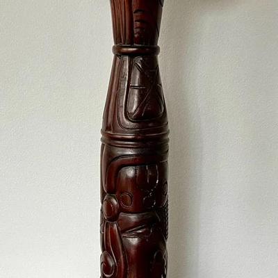 Tall 1970’s Honduran Mahogany Ashtray Plant Stand