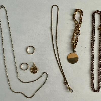 10, 12, 14K Gold Jewelry 