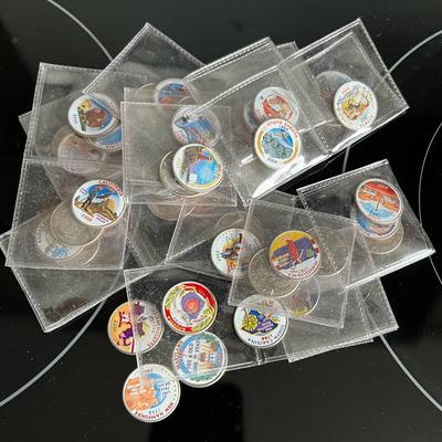 Painted State Quarters