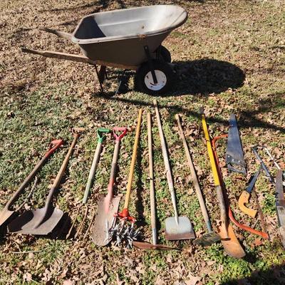 Wheelbarrow Of Tools