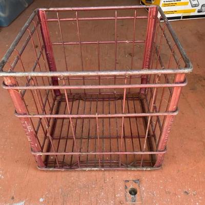 Metal Milk Crate