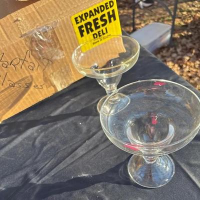 Vintage Margarita Stemware