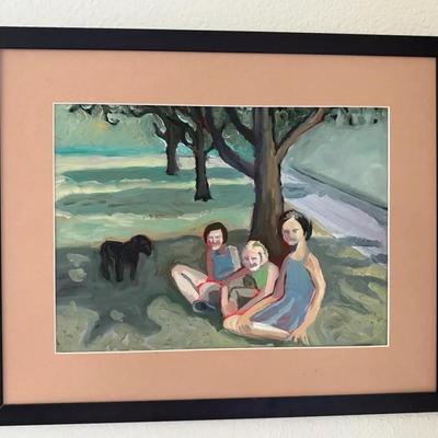 Untitled - Afternoon Shade-Oil PREVIEW ONLY!  SILENT AUCTION ITEM
