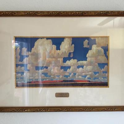 Cloud World by Maynard Dixon PREVIEW ONLY!  SILENT AUCTION ITEM