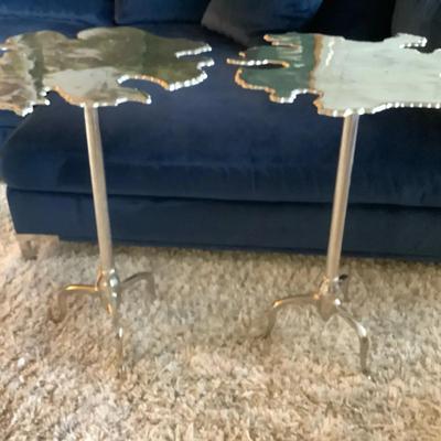 Twos Company Metal Accent Tables 