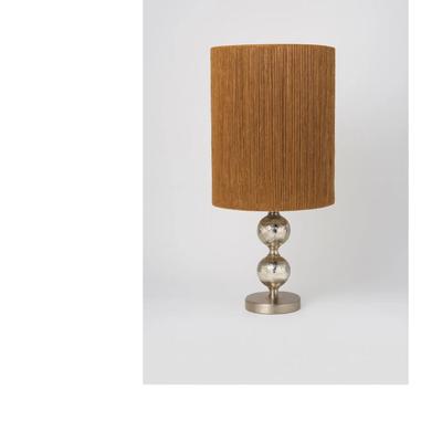 World Market Table Lamps w/Natural Fiber Shades
