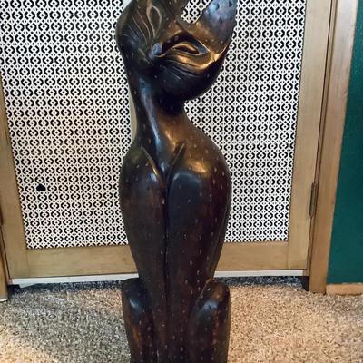 Siamese Cat Statue 2+ Feet Tall 