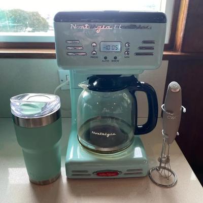 Nostalgia Retro 12-Cup Programmable Coffee Maker
