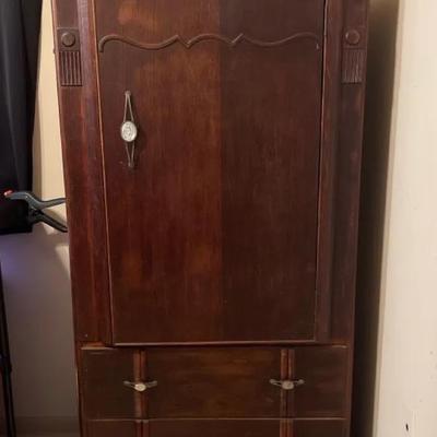 Vintage Wooden Armoire