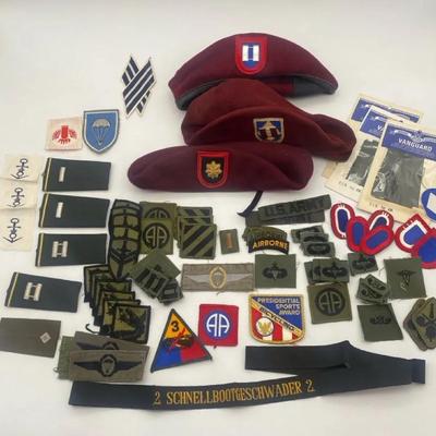 Military Patches, Berets, And Insignia Assessories