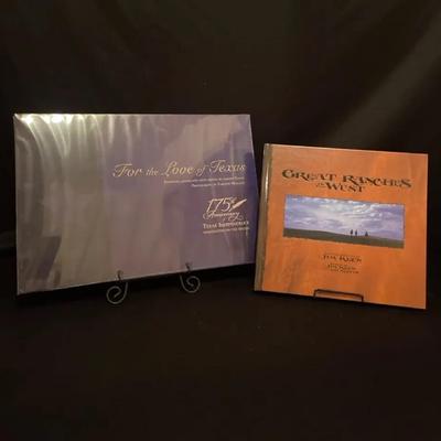 “For The Love Of Texas” Sealed Book, “Great Ranches Of The West” Book