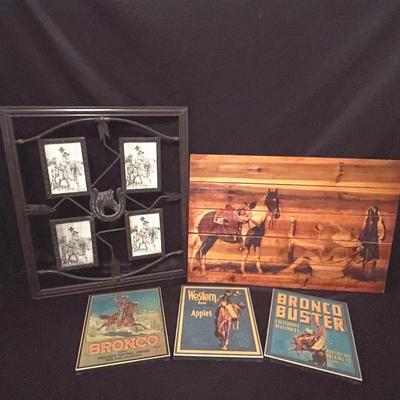 Collection Of Cowboy Wall Art