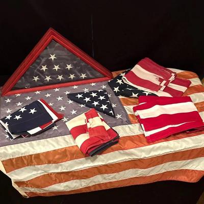 Vintage American Flags