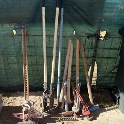 Post Hole Digger, Mallets, Wrenches And More